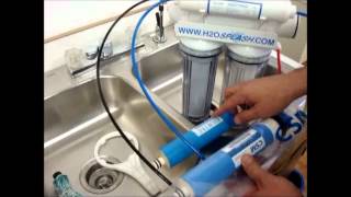 Reverse Osmosis Membrane Change by H2O Splash [upl. by Champagne]