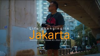 Jakarta  Blackmagic Pocket Cinema Camera 4K with Sirui 24 T12  Dehancer Pro [upl. by Terrye]