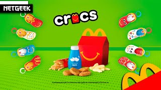 CROCS É A NOVA COLEÇÃO DO MC LANCHE FELIZ NA EUROPA [upl. by Enilegnave343]