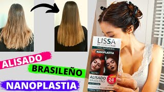 ✨ NANOPLASTIA en CASA  ALISADO BRASILEÑO  Orgánico y Vegano PASO a PASO [upl. by Luoar]