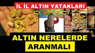 Türkiyenin Altın haritası  Altın Nasıl Bulunur  Altın Nerelerde Bulunur [upl. by Allwein]