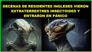 Docenas de residentes ingleses vieron extraterrestres insectoides [upl. by Denbrook]