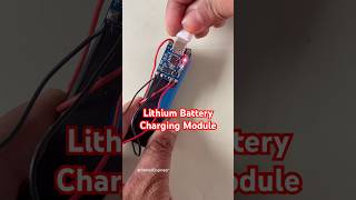 Lithium Battery Charging Module electronics batterycharger diy [upl. by Ellekcir]