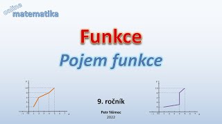 Pojem funkce  Matematika 9 ZŠ [upl. by Rawna764]