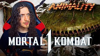 Mortal Kombat 1  NEW Reptile Animality amp FREE Skin for Scorpion Khaos Reigns DLC [upl. by Eimmat]