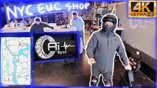 I Visited the New Ai Rides EUC Shop in NYC [upl. by Bywaters355]