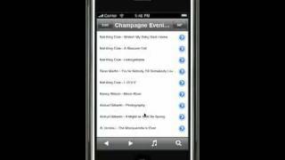 Spotify iPhone Application in action [upl. by Marlea]