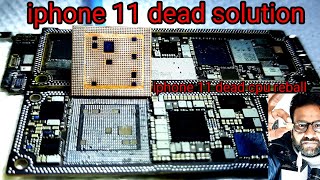 iphone 11 dead solutioniphone 11 dead cpu reball [upl. by Ellivnarg]