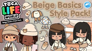 Toca Life World  Beige Basics Style Pack COMING SOON Toca Boca [upl. by Adnaloy]