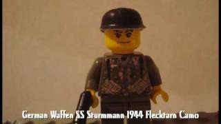 Lego ww2 uniforms and equipment [upl. by Artina815]