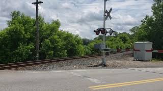 Railfanning the Patriot Corridor Norfolk Southern Research Train [upl. by Peggir]