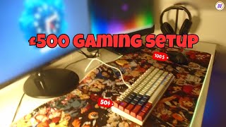 £500 gaming setup 🤑💲💰💵 gaming capcut [upl. by Samuelson]