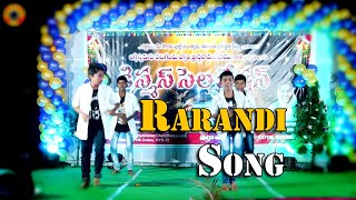 RARANDI RAKSHAKUDU YESUNI SONG latest new telugu christian song 2020 Joy In Jesus By ASVJM kids [upl. by Hairym]