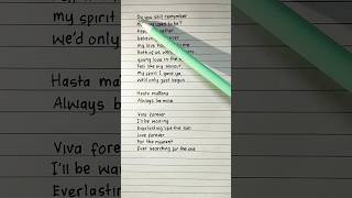 Lets sing and learn English  Viva Forever shorts [upl. by Osnohpla888]