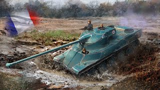 Tanks Blitz AMX 50 100 один из лучших ТТ на 8 лвл [upl. by Hairakcaz]