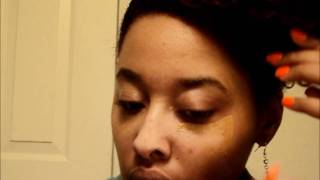 Maybelline FitMe foundation and concealer on African American skin [upl. by Sobmalarah]