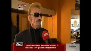 Le sosie de Johnny Hallyday lui rend hommage [upl. by Eel478]