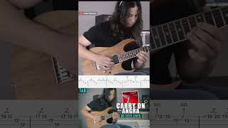 CARRY ON com TAB angra kikoloureiro guitarsolo [upl. by Eselehs892]