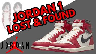 Jordan 1 High  Lost amp Found  Chicago Bulls  Michael Jordan  INHAND LOOK  Shoe Reviews [upl. by Austen]