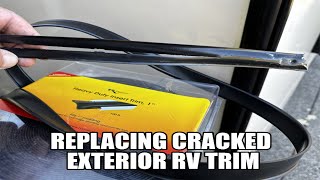 Replacing Exterior RV Trim Step by Step  IMPORTANT  Buy Quality Trim [upl. by Grindle]