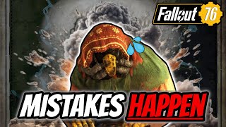 Mistakes happen in scrap and scrip Fallout 76 [upl. by Scutt]