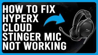 How To Fix HyperX Cloud Stinger Mic Not WorkingWhat To Do If HyperX Cloud Stinger Mic Not Working [upl. by Jeraldine129]