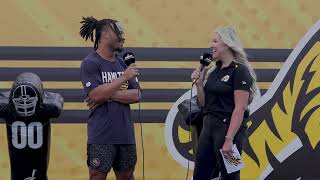 TigerCats Time Out with Patrice Whiffen Javien Elliott [upl. by Scriven]