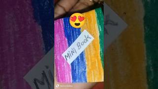 DIY Mini Notebook 📒 One Sheet Of Paper Schoolcraftideashortminibookviralshort vampvchannel [upl. by Fogarty]