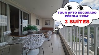 APARTAMENTO DECORADO EDIFICIO PÉROLA PIRITUBA 119 M² 3 SUÍTES [upl. by Cash983]