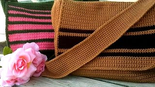 Left Hand Crochet Glamas His amp Hers Messenger Bags [upl. by Eleen]