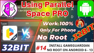 32 Bit  Game Guardian Not Root 2023  No Root  Game Guardian Parallel Space [upl. by Ttenyl]