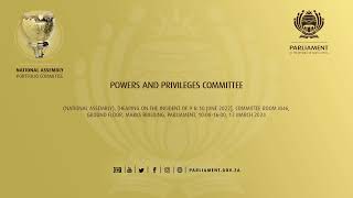 Powers and Privileges Committee 12 March 2024 [upl. by Apeed970]