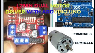 LN298N DUAL MOTOR DRIVER WITH ARDUINO [upl. by Eendys]