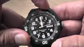 CASIO MRW200H1BV Quartz Analog Sports watch unboxing [upl. by Sharp]