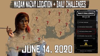 RDR2 Online  June 14 2020 Madam Nazar location and Daily Challenges [upl. by Nageet]