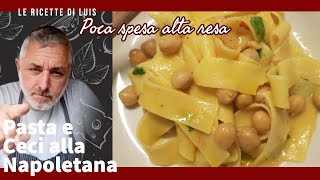 PASTA E CECI ALLA NAPOLETANA ricetta classica [upl. by Beale]