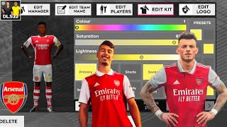 ARSENAL 2223 HOME KIT  DLS 22 [upl. by Wailoo49]