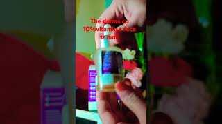 The derma co 10 vitamin c face serum  shortytshorts afsanakshorthatoon [upl. by Aneala]