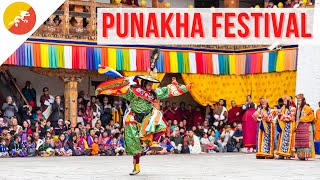 Enjoying the PUNAKHA FESTIVALS in Bhutan [upl. by Llet652]