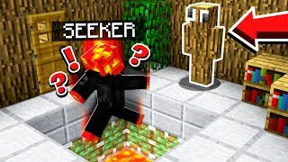 HOW TO TROLL A SEEKER MINECRAFT HIDE amp SEEK [upl. by Onaicnop]