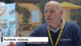 SPATEX 2023  Exhibitor Interview  Paul Webb  Fairlocks Pool Products [upl. by Aihselat]