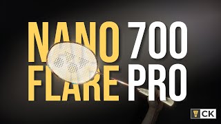 Yonex Nanoflare 700 Pro Review  The Second Generation Head Light Badminton Racket Upgrade [upl. by Isteb]