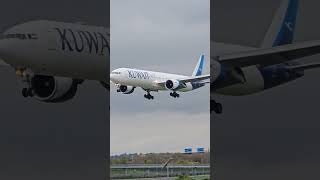 Kuwait Airways landing at LHR Runway 09L from DOH ✈️🇰🇼 PlaneSpotting LHR KuwaitAirways [upl. by Rett800]