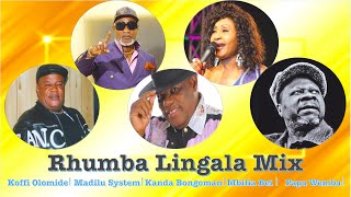 RHUMBA LINGALA MIX MADILU SYSTEM TABU LEY TSHALA MUANA KOFFI OLOMIDE PAPA WEMBA DJ TRIPLE M [upl. by Nelyt231]