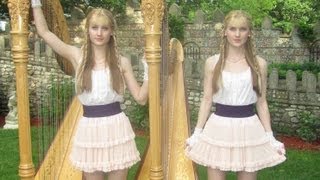 SCARBOROUGH FAIR  Harp Twins [upl. by Powe]