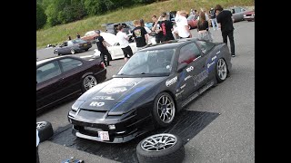 Club Void Nissan S13 CA18DET  Racepark Meppen drift [upl. by Neltiak]