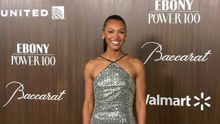 Malika Andrews quot2024 EBONY Power 100 Galaquot Green Carpet [upl. by Burch]