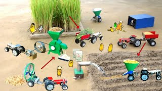 Tractor making wheat AZ process science projectdiytractor home made all machine processNsTvking [upl. by Aisyla]