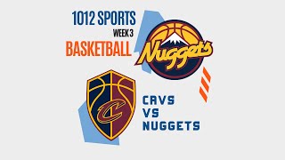 Cavs vs Nuggets Week 3  1012 Sports Mentoring Program  Basketball 2024 [upl. by Lehpar]