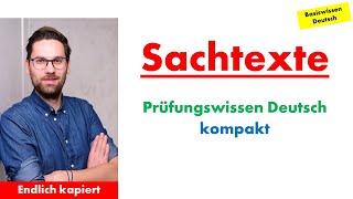 Deutschprüfung  Sachtexte verstehen [upl. by Skoorb]